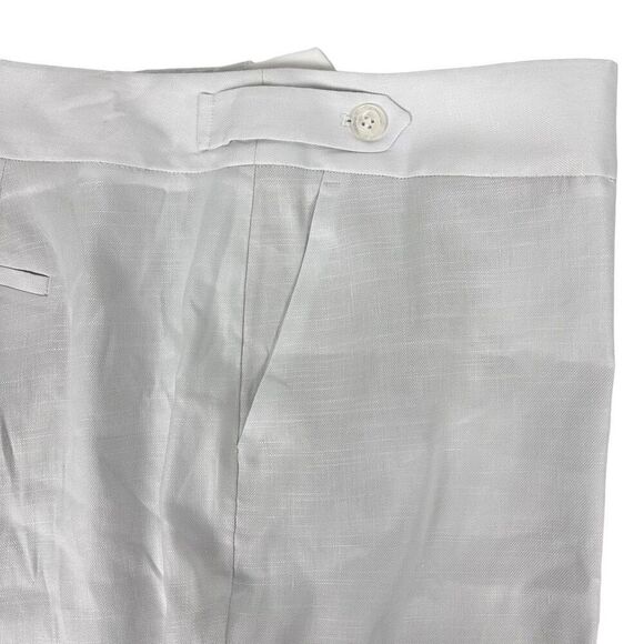 Talbots Linen Blend White Slacks size 18WP - Picture 6 of 10